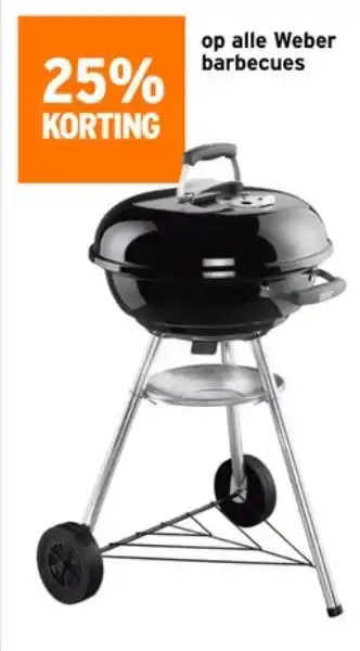 GAMMA alle Weber barbecues aanbieding