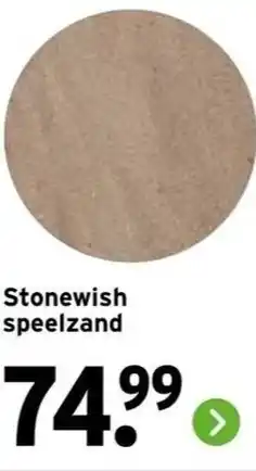 GAMMA Stonewish speelzand aanbieding