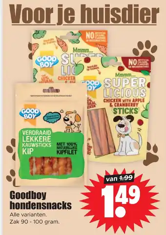 Dirk Goodboy hondensnacks aanbieding