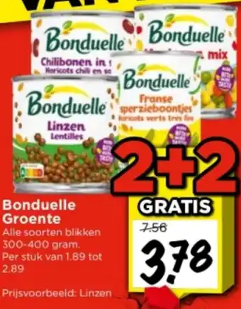 Vomar Voordeelmarkt Bonduelle groente aanbieding