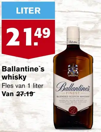 Hoogvliet Ballantine's whisky aanbieding