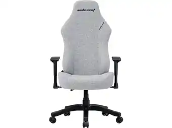 MediaMarkt Andaseat Luna Series Grey Fabric Gamestoel Grijs aanbieding