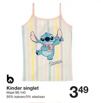 Zeeman Kinder singlet aanbieding