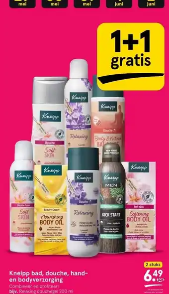 Etos Kneipp bad, douche, hand- aanbieding