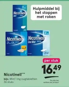 Etos Nicotinell aanbieding