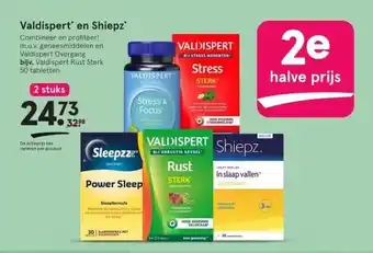 Etos Valdispert' en Shiepz Combineer en profiteer! m.u.v. geneesmiddelen en Valdispert Overgang aanbieding