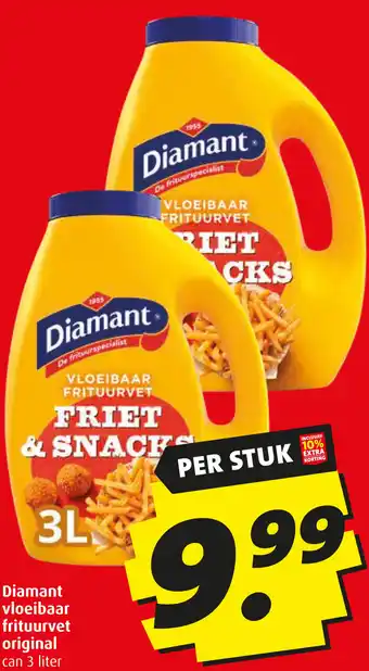 Boni Diamant vloeibaar frituurvet original 3L aanbieding