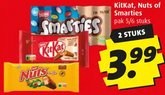 Boni KitKat, Nuts of Smarties aanbieding