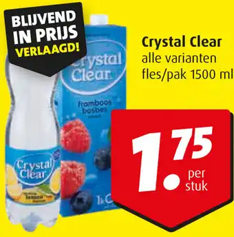 Boni Crystal Clear 1500ml aanbieding