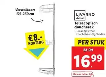 Lidl Telescopisch doucherek aanbieding