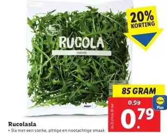 Lidl Rucolasla aanbieding
