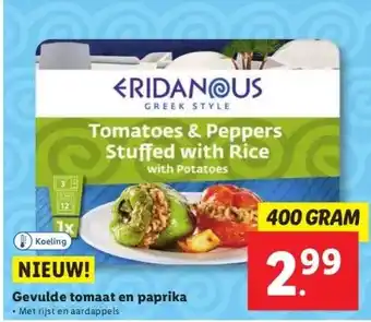 Lidl Gevulde tomaat en paprika aanbieding