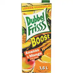 Albert Heijn DubbelFrisss Boost ananas & mango aanbieding