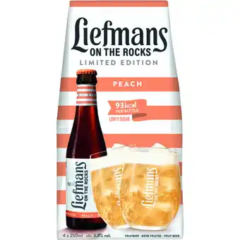 Albert Heijn Liefmans Peach 4-pack aanbieding