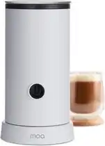 Bol.com MOA Melkopschuimer Electrisch - BPA vrij - Voor Opschuimen en Verwarmen - Wit - MF5W aanbieding