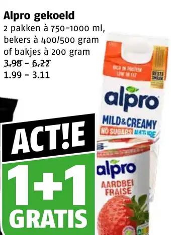 Poiesz Alpro gekoeld 750 - 1000 ml aanbieding