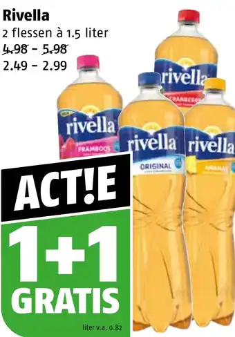 Poiesz Rivella 1.5 liter aanbieding