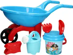 Lobbes Kruiwagen met Piraten Strandset aanbieding