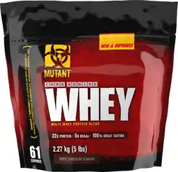 Bol.com Mutant Whey Eiwitpoeder - Chocolade - Proteine Poeder - Eiwitshake - 63 shakes (2270 gram) aanbieding