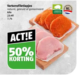 Poiesz Varkensfiletlapjes aanbieding
