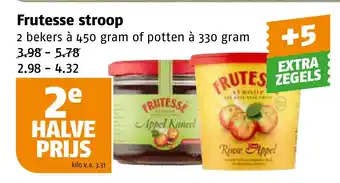 Poiesz Frutesse stroop aanbieding