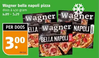 Poiesz Wagner bella napoli pizza 430 gram aanbieding