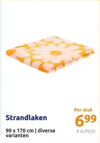 Action Strandlaken 90 x 170 cm aanbieding