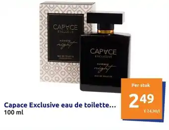 Action Capace Exclusive eau de toilette... 100 ml aanbieding