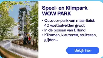 TUI Speel- en Klimpark WOW PARK aanbieding