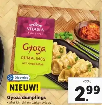 Lidl Gyoza dumplings aanbieding
