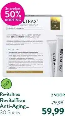 Holland & Barrett RevitalTrax Anti-Aging Collagen Complex - 30 sticks aanbieding