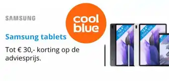 Coolblue Samsung tablets aanbieding