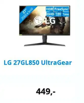 Coolblue Lg 27GL850 UltraGear aanbieding