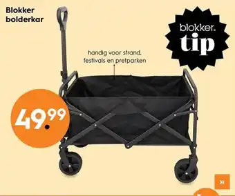 Blokker Blokker bolderkar aanbieding