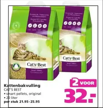 Ranzijn Kattenbakvulling CAT'S BEST aanbieding