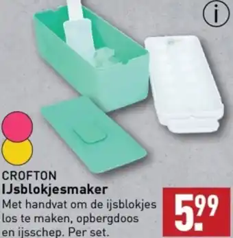 ALDI CROFTON IJsblokjesmaker aanbieding