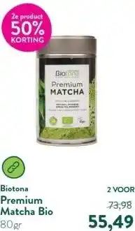 Holland & Barrett Premium Matcha Bio aanbieding