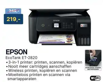 Levix Computershop Epson EcoTank ET-2820 aanbieding