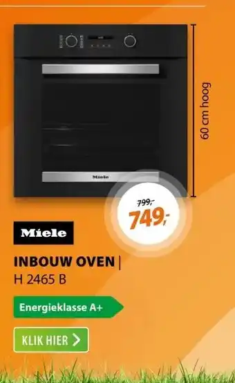 Expert Miele H 2465 B aanbieding