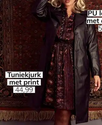 MS Mode Tuniekjurk met print aanbieding