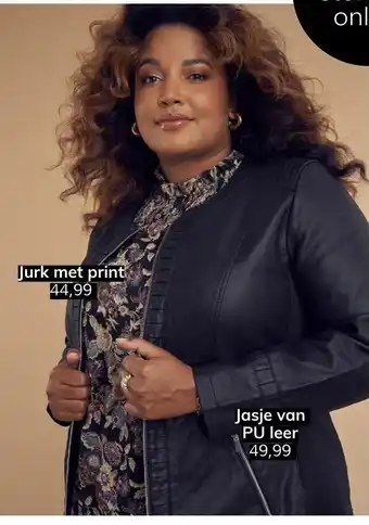 MS Mode Jurk met print aanbieding