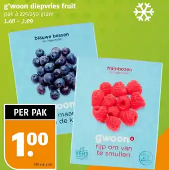 Poiesz g'woon diepvries fruit aanbieding