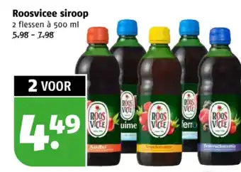 Poiesz Roosvicee siroop aanbieding