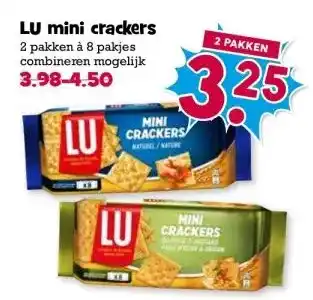 Boon`s Markt LU mini crackers aanbieding