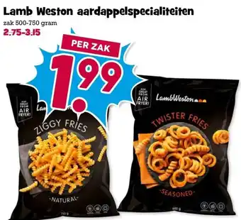 Boon`s Markt Lamb Weston aardappelspecialiteiten aanbieding