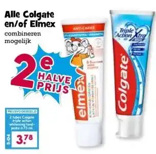 Boon`s Markt Alle Colgate en/of Elmex aanbieding