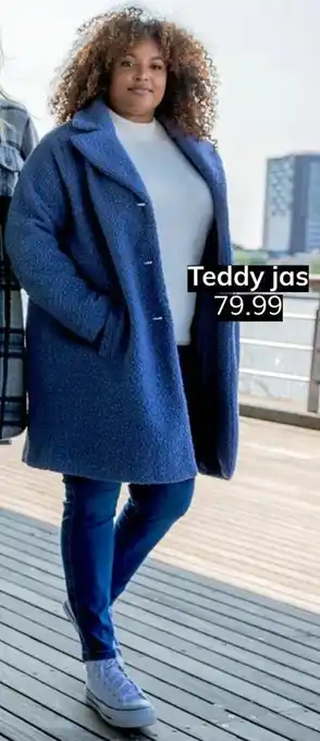 MS Mode Teddy jas aanbieding