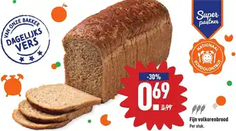 ALDI Fijn volkorenbrood aanbieding