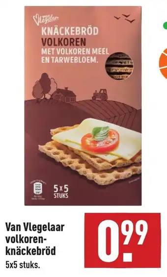 ALDI Van Vlegelaar volkoren- knackebrod aanbieding