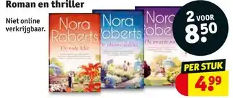 Kruidvat Roman en thriller aanbieding